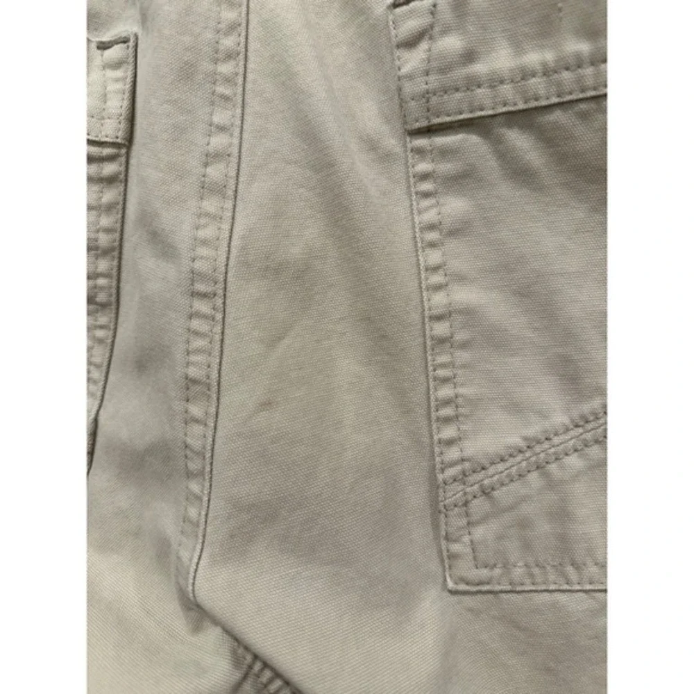 Columbia Mens Tan Cotton Hiking Canvas Utility Carpenter Pants 32x32 Omni-Shield